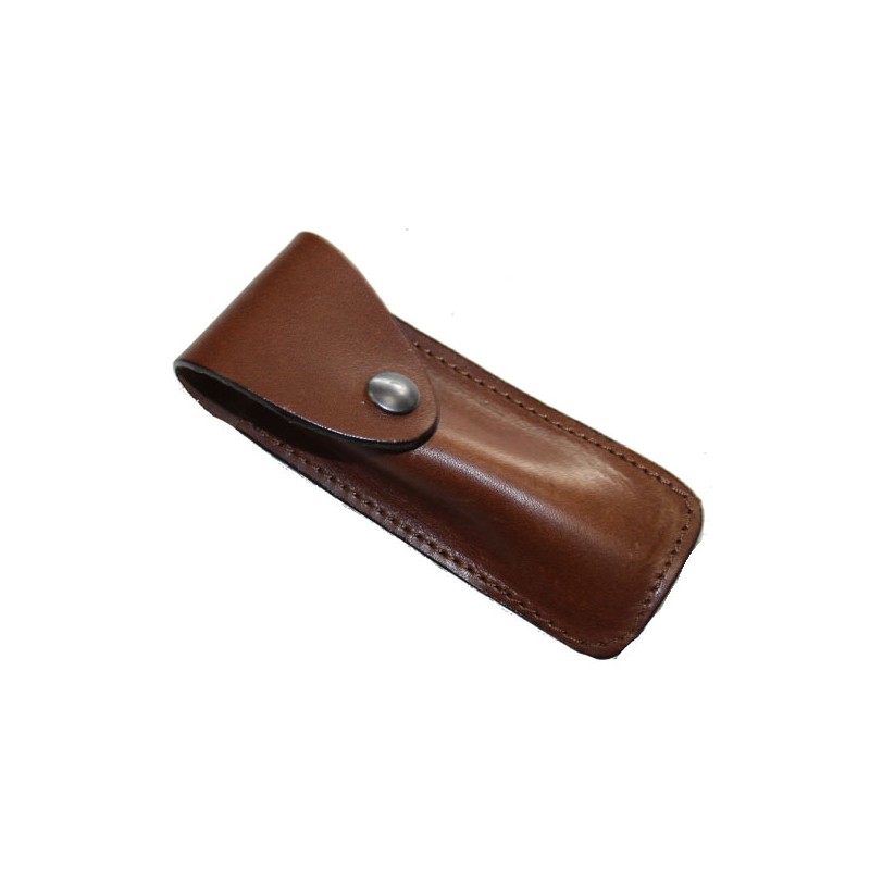 Housse De Couteau Droit En Cuir Gravé 1Pc Pour Lame Fixe Portable