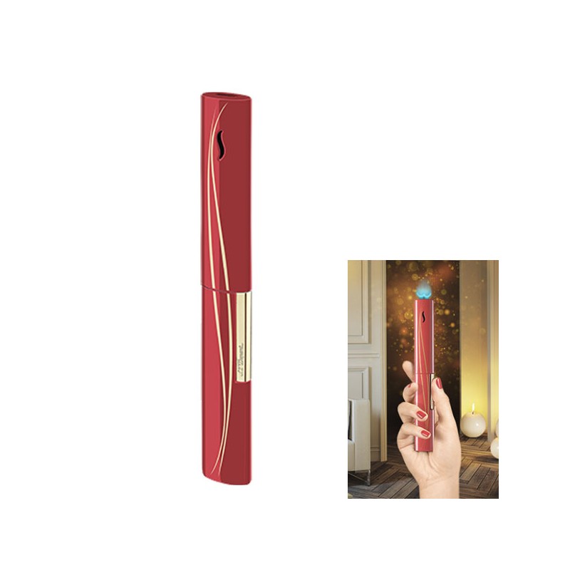 Allume-Bougie S.T Dupont The Wand Rouge-Or