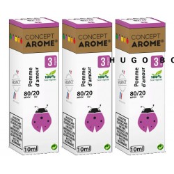 E-liquide Pomme d'Amour Conceptarome 80/20