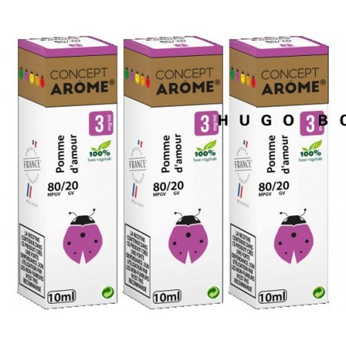 E-liquide Pomme d'Amour Conceptarome 80/20