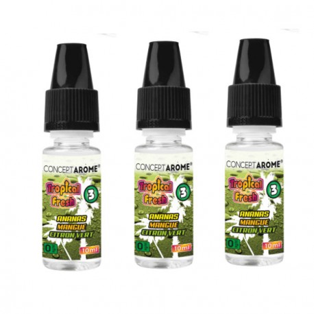 E-liquide Conceptarôme tropical fresh ananas 30 ml