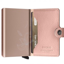 Porte cartes Miniwallet Secrid Stitch Magnolia