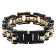 Bracelet Cuir et acier Zippo