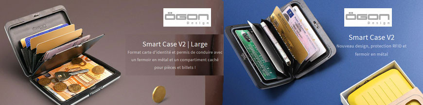Ögon Design : portefeuilles aluminium RFID sécurisés et design