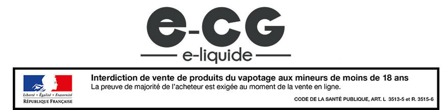 E-liquide E-CG rafraîchissant