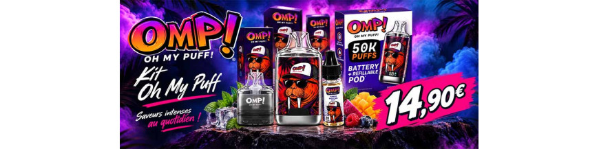 OMP Oh My Puff 50K Batterie Plus – Cigarette Électronique à Pods