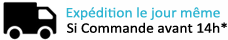 Expédition le jour même (commande avant 10h30)